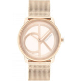 Calvin Klein Rose Gold Milanese Strap Unisex Watch 25200035