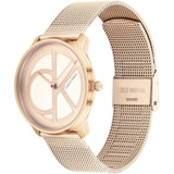 Calvin Klein Rose Gold Milanese Strap Unisex Watch 25200035