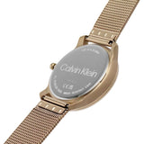 Calvin Klein Rose Gold Milanese Strap Unisex Watch 25200035