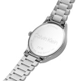 Calvin Klein Silver Dial Stainless Steel Strap Unisex Watch 25200036