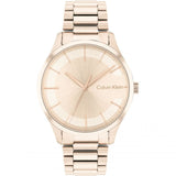 Calvin Klein Rose Gold Dial Stainless Steel Strap Unisex Watch 25200042
