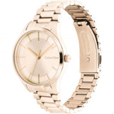 Calvin Klein Rose Gold Dial Stainless Steel Strap Unisex Watch 25200042