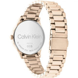 Calvin Klein Rose Gold Dial Stainless Steel Strap Unisex Watch 25200042