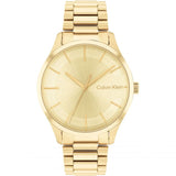 Calvin Klein Gold Dial Stainless Steel Strap Unisex Watch 25200043