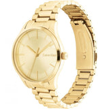 Calvin Klein Gold Dial Stainless Steel Strap Unisex Watch 25200043
