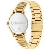 Calvin Klein Gold Dial Stainless Steel Strap Unisex Watch 25200043