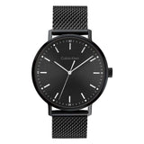 Calvin Klein Black Dial Milanese Strap Unisex Watch 25200046