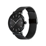 Calvin Klein Black Dial Milanese Strap Unisex Watch 25200046