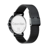 Calvin Klein Black Dial Milanese Strap Unisex Watch 25200046