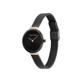 Calvin Klein Minimalistic Black Dial Milanese Strap Women Watch 25200084