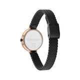 Calvin Klein Minimalistic Black Dial Milanese Strap Women Watch 25200084