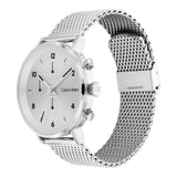 Calvin Klein Silver Dial Milanese Strap Men Watch 25200107