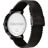 Calvin Klein Black Dial Milanese Strap Men Watch 25200108