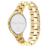 Calvin Klein Gold Dial Stainless Steel Unisex Watch 25200126
