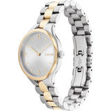 Calvin Klein Silver Dial Two-Tone Stainless Steel Strap Women Watch 25200132