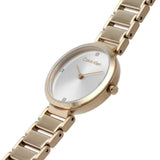 Calvin Klein Minimalistic Rose Gold Stainless Steel Strap Women Watch 25200140