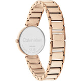Calvin Klein Minimalistic Rose Gold Stainless Steel Strap Women Watch 25200140