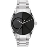 Calvin Klein Black Dial Silver Stainless Steel Strap Unisex Watch 25200163