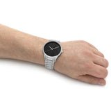 Calvin Klein Black Dial Silver Stainless Steel Strap Unisex Watch 25200163