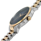 Calvin Klein Blue Dial Two-Tone Stainless Steel Strap Unisex Watch 25200165