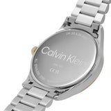 Calvin Klein Blue Dial Two-Tone Stainless Steel Strap Unisex Watch 25200165