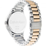 Calvin Klein Blue Dial Two-Tone Stainless Steel Strap Unisex Watch 25200165