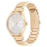 Calvin Klein Silver Dial Gold Stainless Steel Strap Women Watch 25200191