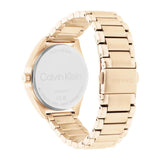 Calvin Klein Silver Dial Gold Stainless Steel Strap Women Watch 25200191