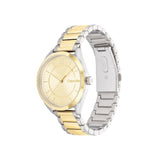 Calvin Klein Gold Dial Two-Tone Stainless Steel Strap Women Watch 25200192