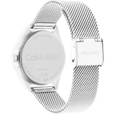 Calvin Klein Pink Dial Silver Milanese Strap Women Watch 25200193