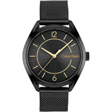 Calvin Klein Black Dial Milanese Strap Women Watch 25200194