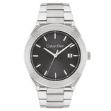 Calvin Klein Black Dial Silver Stainless Steel Strap Men Watch 25200196