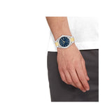 Calvin Klein Blue Dial Two-Tone Stainless Steel Strap Men Watch 25200198