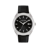 Calvin Klein Black Dial & Leather Strap Men Watch 25200201