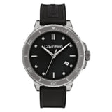 Calvin Klein Black Dial & Silicone Strap Men Watch 25200207
