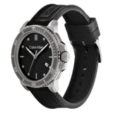 Calvin Klein Black Dial & Silicone Strap Men Watch 25200207