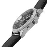 Calvin Klein Chronograph Black Dial Leather Strap Men Watch 25200211