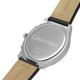 Calvin Klein Chronograph Black Dial Leather Strap Men Watch 25200211
