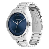 Calvin Klein Blue Dial Silver Stainless Steel Strap Men Watch 25200225