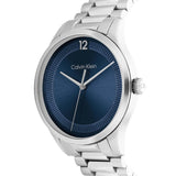 Calvin Klein Blue Dial Silver Stainless Steel Strap Men Watch 25200225