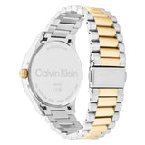 Calvin Klein Gray Dial Two-Tone Stainless Steel Strap Unisex Watch 25200226