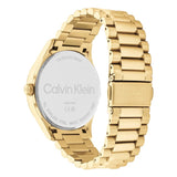 Calvin Klein Green Dial Gold Stainless Steel Strap Unisex Watch 25200229