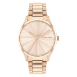 Calvin Klein Rose Gold Dial Stainless Steel Strap Women Watch 25200231