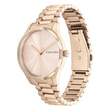 Calvin Klein Rose Gold Dial Stainless Steel Strap Women Watch 25200231