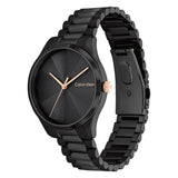 Calvin Klein Black Dial Stainless Steel Strap Women Watch 25200233
