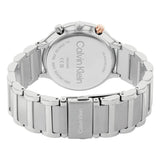 Calvin Klein White Dial Silver Stainless Steel Strap Unisex Watch 25200238