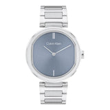 Calvin Klein Blue Dial Silver Stainless Steel Strap Women Watch 25200250