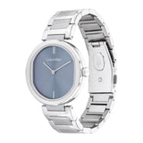 Calvin Klein Blue Dial Silver Stainless Steel Strap Women Watch 25200250
