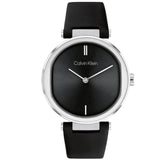 Calvin Klein Sensation Black Dial Leather Strap Women Watch 25200255