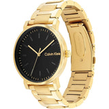 Calvin Klein Black Dial Gold Stainless Steel Strap Men Watch 25200257